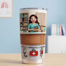Load image into Gallery viewer, Nurse Life Tumbler - Personalized Gift for Nurses Tumbler Cup PopCulturePrints
