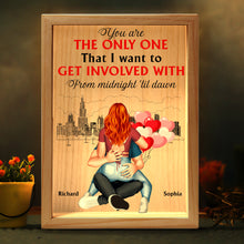 Load image into Gallery viewer, Personalized Light Box: You Are The Only One for Couples PopCulturePrints
