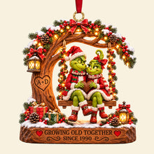Load image into Gallery viewer, Growing Old Together - Personalized Christmas Ornament for Couples Ornament PopCulturePrints
