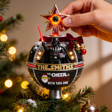 Load image into Gallery viewer, "May the Cheer Be Strong" - Personalized Tree Topper for Family Christmas Gifts Ornament PopCulturePrints
