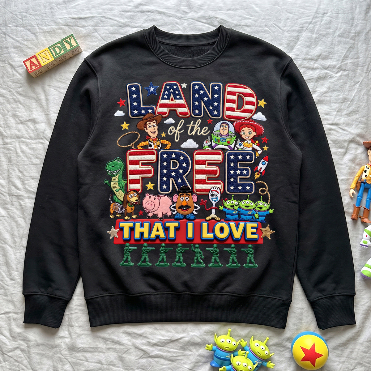 "Celebrate Freedom with Our Unique Design" - Personalized Land of the Free Shirt - Custom Gifts for Patriots Shirts PopCulturePrints
