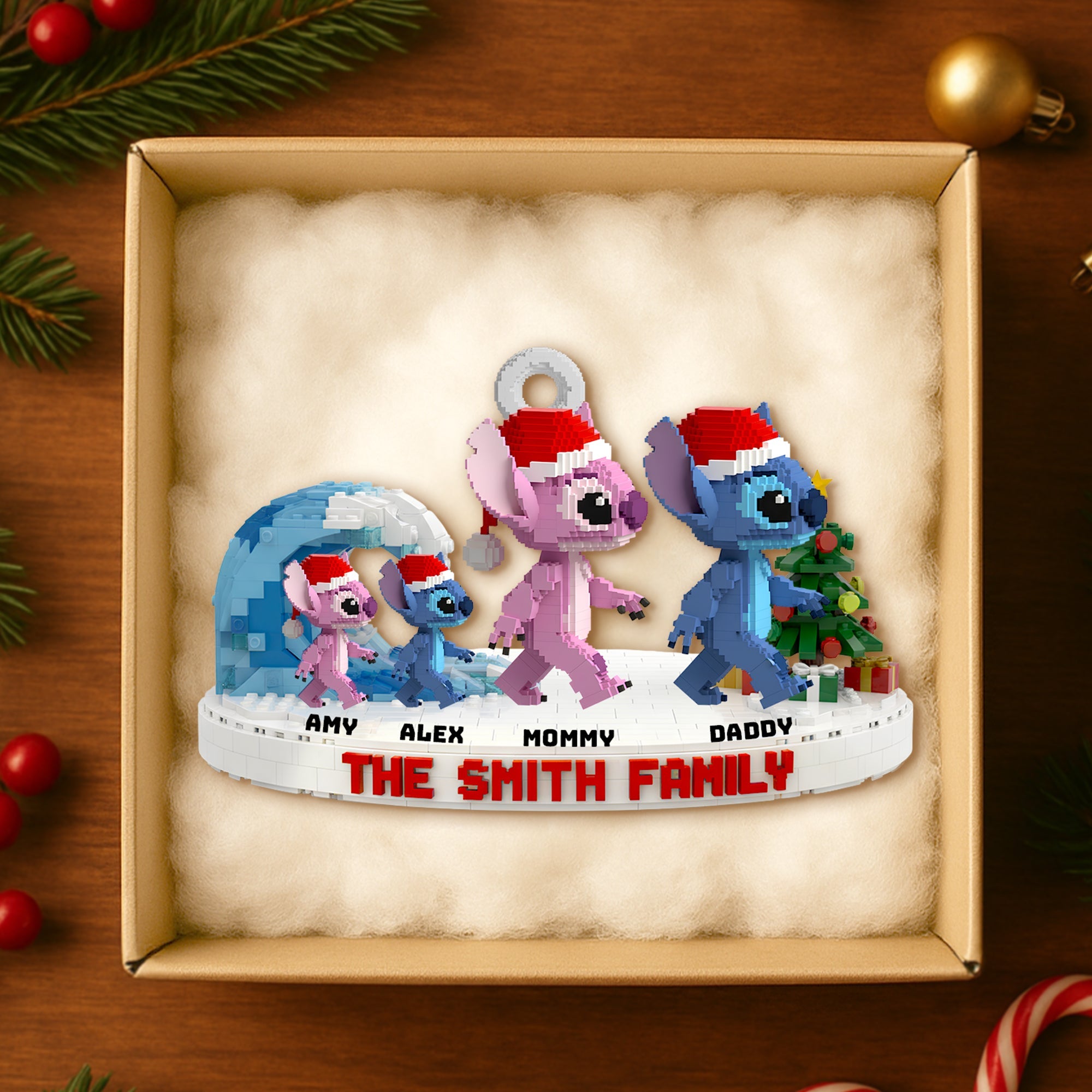 Celebrate Family Togetherness: The Perfect Family Christmas Ornament - Personalized Gift for Loved Ones Ornament PopCulturePrints