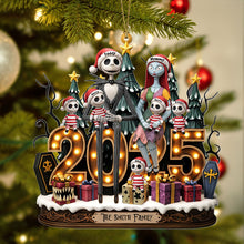 Load image into Gallery viewer, &quot;Bring some spooky fun to your holidays!&quot; - Personalized Spooky Family Ornament for Halloween and Christmas Cheer Ornament PopCulturePrints
