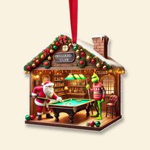 Load image into Gallery viewer, Personalized Holiday Billiard Club Ornament Ornament PopCulturePrints
