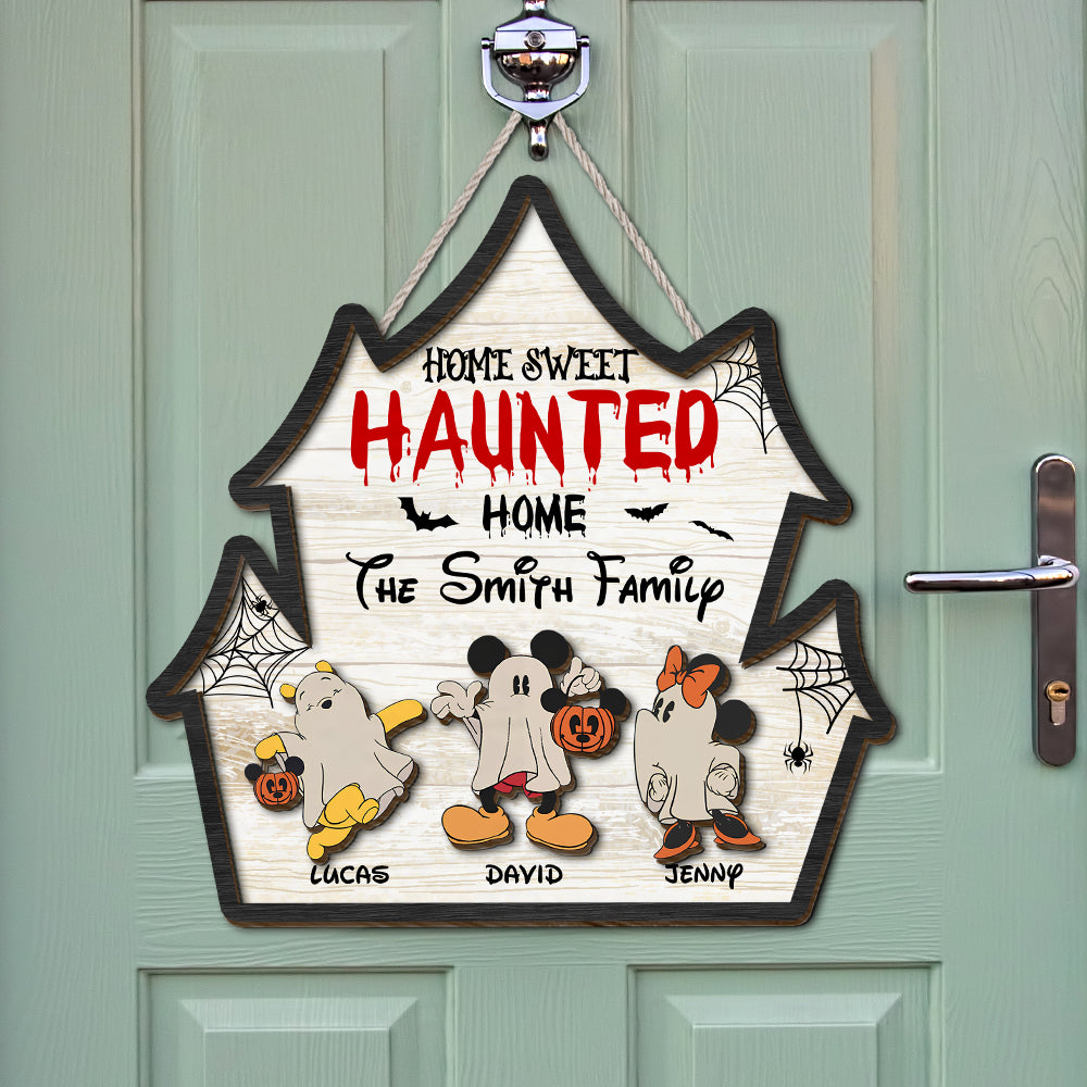 Personalized Haunted Halloween Wall Decor - Disney Inspired