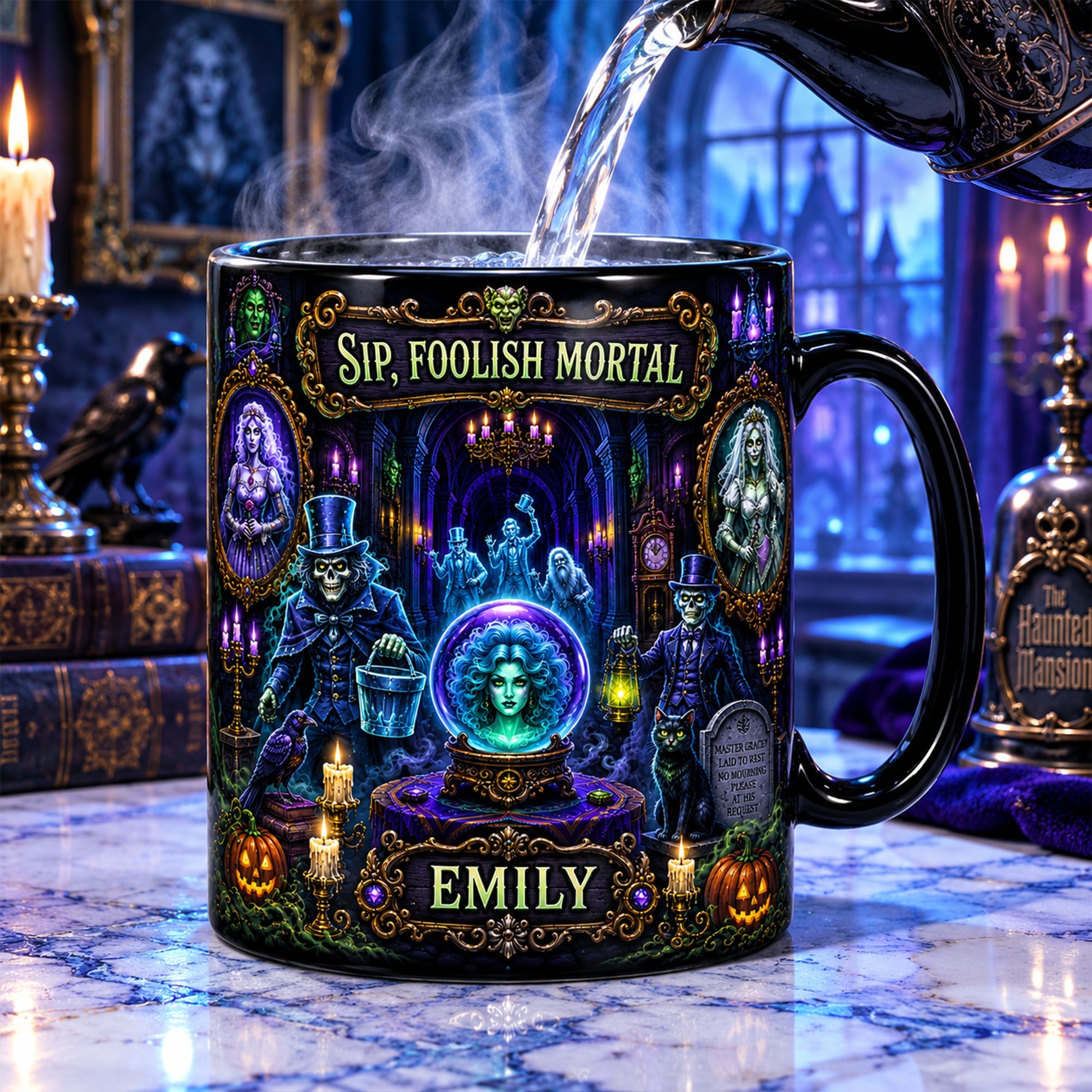 Dark Gothic Magic Coffee Mug - Personalized Gifts For Halloween 05halu070926 Coffee Mug PopCulturePrints