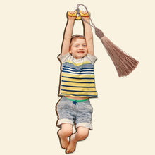 Load image into Gallery viewer, Personalized Wooden Bookmark for Kids - Playful Swing Design Bookmarks PopCulturePrints
