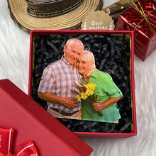 Load image into Gallery viewer, Custom Photo Ornament for Cherished Memories Ornament PopCulturePrints
