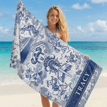 Load image into Gallery viewer, Fun Cruise Trip Beach Towel, Personalized Gifts For Cruising Lovers 04qhlu180726 Beach Towel PopCulturePrints
