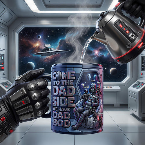 Join the Dad Side – Personalized Vast Dad Bod Magic Mug – Perfect Gift for Dads and Grandpas Coffee Mug PopCulturePrints