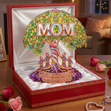 Load image into Gallery viewer, “Thanks for Helping Our Family Grow” - Mom Tree Of Life Light Box - Personalized Gift for Moms, Grandma, and More Light Box PopCulturePrints
