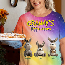 Load image into Gallery viewer, Granny&#39;s Little Asses - Personalized Gift for Grandma Shirt AOP Products PopCulturePrints
