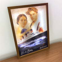 Load image into Gallery viewer, Personalized Romantic Light Frame - Custom Photo Gift for Couples Light Picture Frame PopCulturePrints
