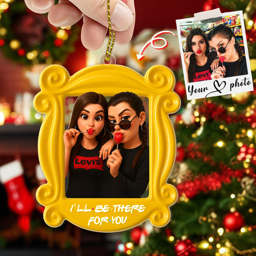 Custom Photo Bestie Ornament - A Unique Keepsake for Cherished Friends Ornament PopCulturePrints