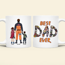 Load image into Gallery viewer, Custom Best Dad Ever Mug - Anime Themed Father&#39;s Day Gift Coffee Mug PopCulturePrints
