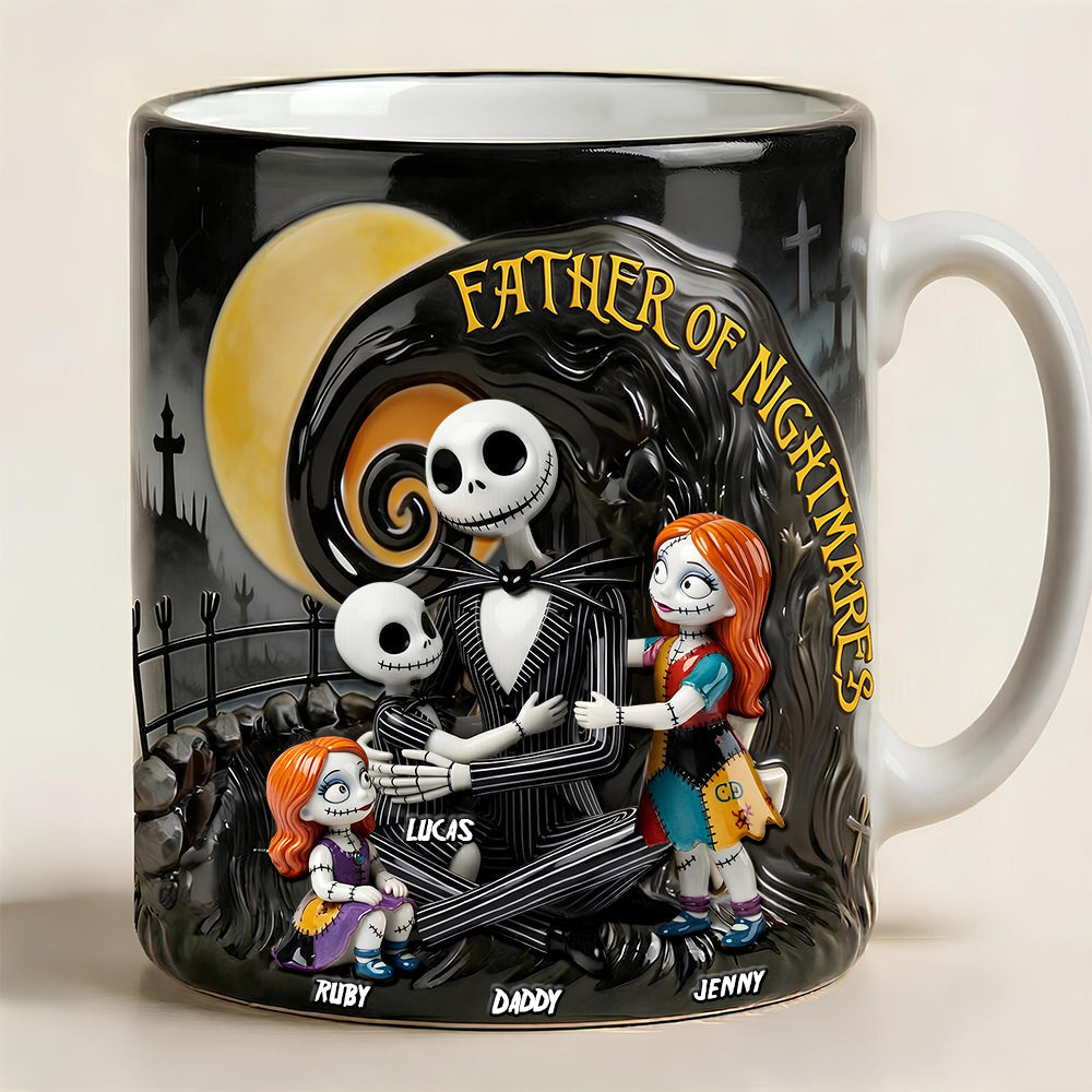 "Celebrate Every Sip with Dad’s Own Spooky Mug" - Personalized Spooky Dad Coffee Mug, Perfect Gift for Dads and Grandpas Coffee Mug PopCulturePrints