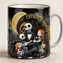 Load image into Gallery viewer, "Celebrate Every Sip with Dad’s Own Spooky Mug" - Personalized Spooky Dad Coffee Mug, Perfect Gift for Dads and Grandpas Coffee Mug PopCulturePrints

