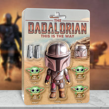 Load image into Gallery viewer, “This is the Way” – Customizable Galaxy Dad Acrylic Plaque - Perfect Gift for Dads, Grandpas, and Fathers Shaped Plaques PopCulturePrints
