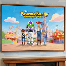 Load image into Gallery viewer, Family Adventure Canvas - A Personalized Journey for Your Loved Ones
