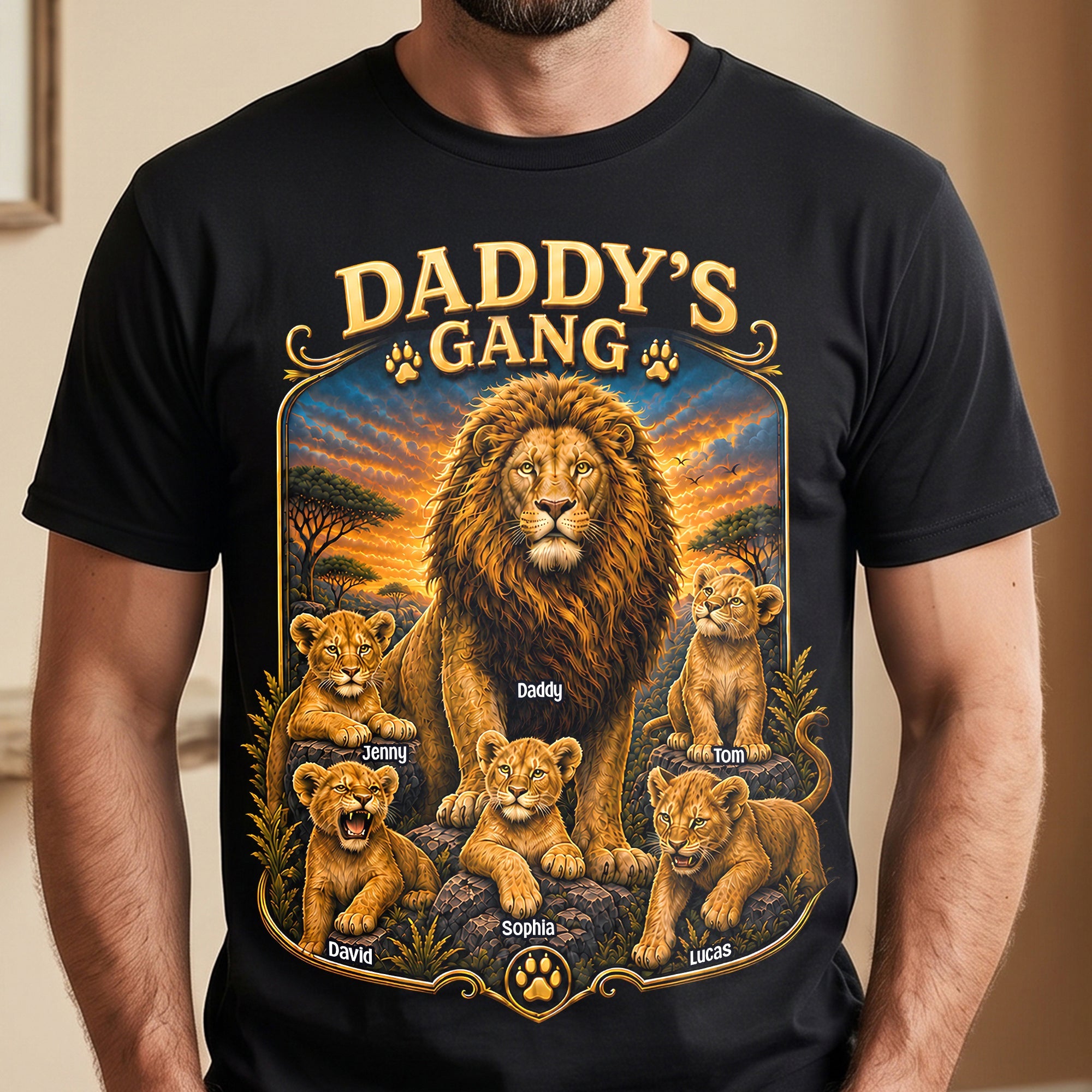 “Join the Pride!” - Daddy's Gang Shirt - Personalized Gifts for Dads, Grandpas & More Shirts PopCulturePrints
