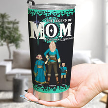 Load image into Gallery viewer, Personalized &#39;Legend of Mom&#39; Tumbler - Custom Family Gifts Tumbler Cup PopCulturePrints
