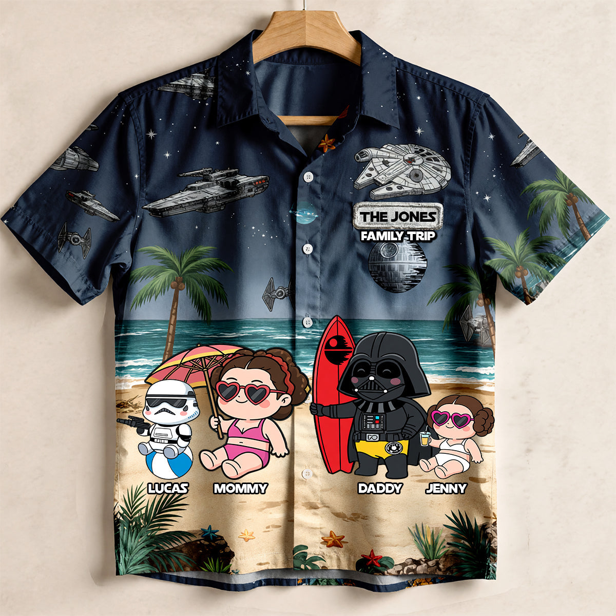 Create Lasting Memories with Our Space Family Summer Vacation Hawaiian Shirt - Personalized Matching Gifts for Family Hawaiian Shirts PopCulturePrints