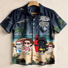 Load image into Gallery viewer, Create Lasting Memories with Our Space Family Summer Vacation Hawaiian Shirt - Personalized Matching Gifts for Family Hawaiian Shirts PopCulturePrints
