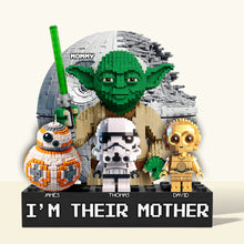 Load image into Gallery viewer, “I’m Their Mother” - Unique Space Theme Acrylic Plaque - Personalized Gift for Moms and Grandmas Shaped Plaques PopCulturePrints
