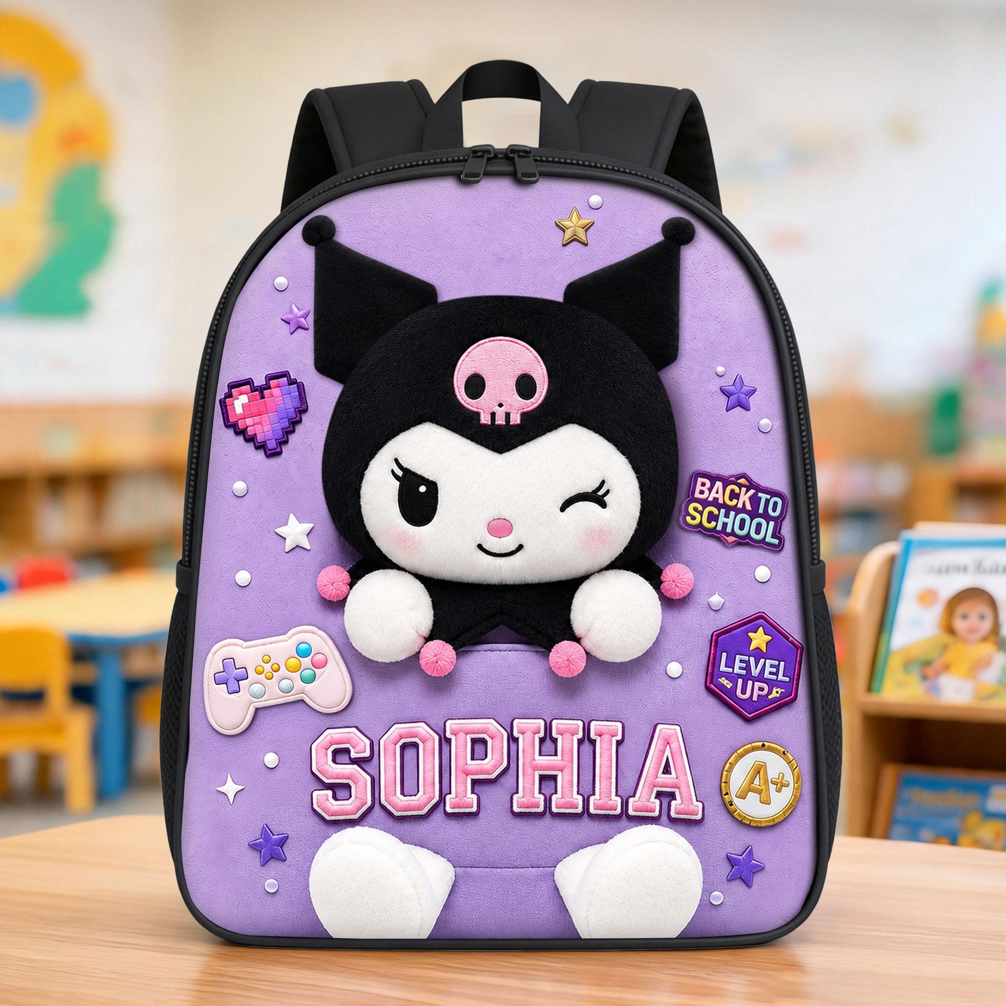 Cute Bunny Backpack - Personalized Gifts for Kids Backpack PopCulturePrints