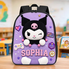 Load image into Gallery viewer, Cute Bunny Backpack - Personalized Gifts for Kids Backpack PopCulturePrints
