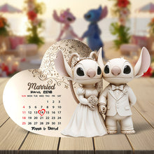 Load image into Gallery viewer, Love Forever: Cartoon Couple Acrylic Plaque - Personalized Gift for Couples Shaped Plaques PopCulturePrints
