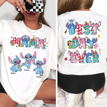 Load image into Gallery viewer, Mom&#39;s Best Day Ever - Personalized Gift for Mom &amp; Grandma Shirts PopCulturePrints
