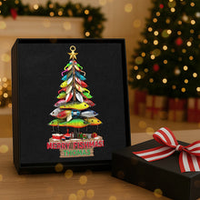 Load image into Gallery viewer, Merry Fishmas! Custom Acrylic Ornament - Perfect Personalized Gift for Avid Fishermen Ornament PopCulturePrints
