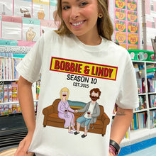 Load image into Gallery viewer, &quot;Together Since 2015&quot; - Personalized Couple Shirt for Bobbie &amp; Lindy Shirts PopCulturePrints
