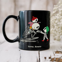 Load image into Gallery viewer, Personalized Horror-Themed Family Coffee Mug: Partners in Crime Coffee Mug PopCulturePrints
