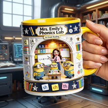 Load image into Gallery viewer, “Inspire Learning Every Sip” - Personalized Classroom Boss Coffee Mug - Custom Gift for Teachers
