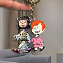 Load image into Gallery viewer, Custom Christian Keychain: Personalized Gift for Faith &amp; Friendship Keychains PopCulturePrints
