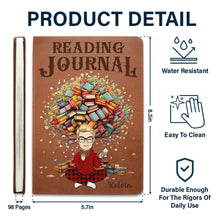 Load image into Gallery viewer, Embrace Your Story - Personalized Reading Journal for Book Lovers Leather Journal PopCulturePrints
