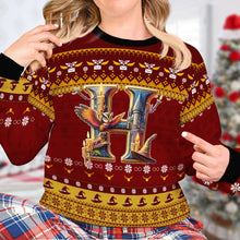 Load image into Gallery viewer, Personalized Wizardry Christmas Sweater - Movie Fan Tribute
