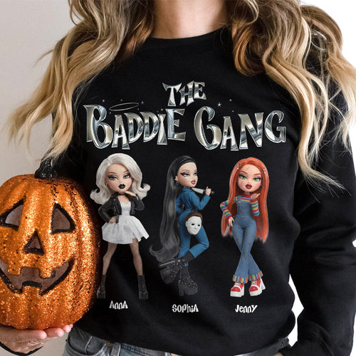 Join the Fun! The Baddie Gang Shirt - Personalized Gifts for Horror Fans Shirts PopCulturePrints