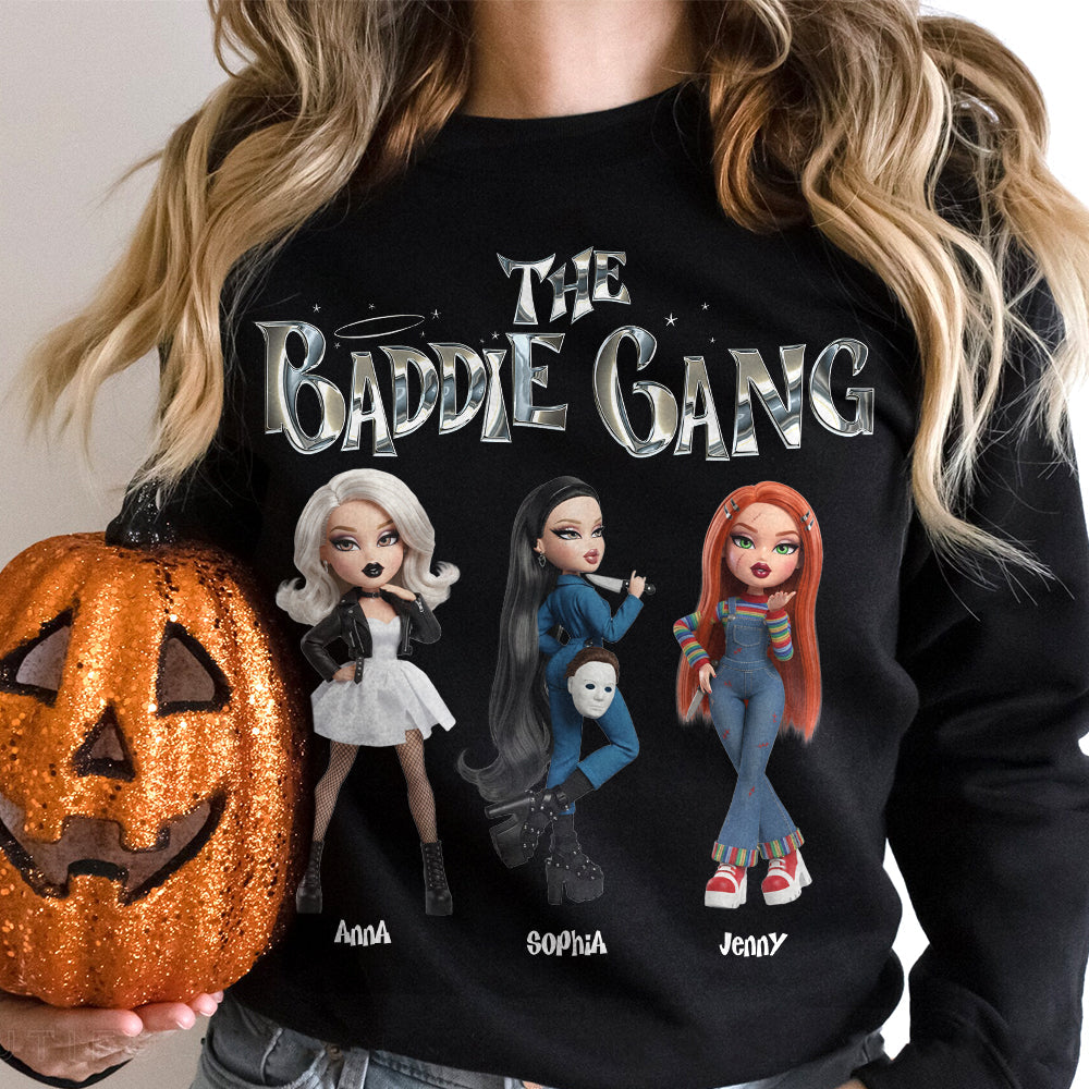 Join the Fun! The Baddie Gang Shirt - Personalized Gifts for Horror Fans Shirts PopCulturePrints