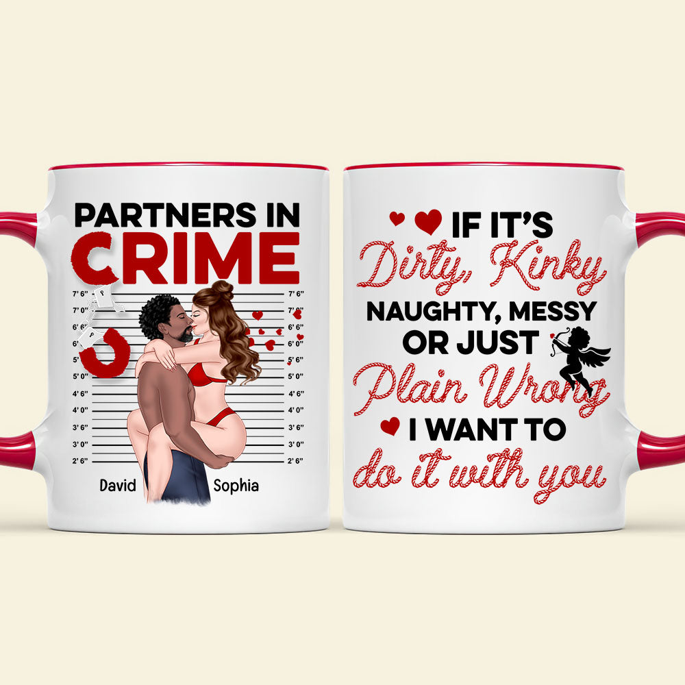Personalized Partners in Crime Coffee Mug Coffee Mug PopCulturePrints