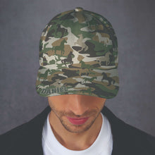 Load image into Gallery viewer, “For Horse Lovers: Style Meets Adventure” - Personalized Classic Camo Cap Caps PopCulturePrints

