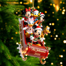 Load image into Gallery viewer, "Celebrate Togetherness!" - Personalized Childhood Christmas Ornament - Unique Gift for Families, Friends, and Kids
