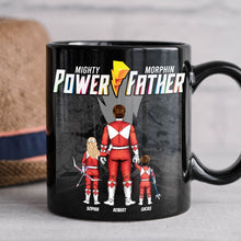Load image into Gallery viewer, Personalized Mighty Morphin Power Father Mug Coffee Mug PopCulturePrints
