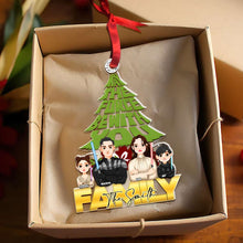 Load image into Gallery viewer, Personalized Family Sci-Fi Christmas Ornament Ornament PopCulturePrints
