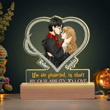 Load image into Gallery viewer, Personalized LED Light for Couples - Our Ability to Love Led Night Light PopCulturePrints

