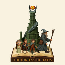 Load image into Gallery viewer, &quot;The Strongest Bond: A Tribute to Fatherhood&quot; - Personalized Lord Dad Plaque - Gift for Dads and Grandpas Shaped Plaques PopCulturePrints
