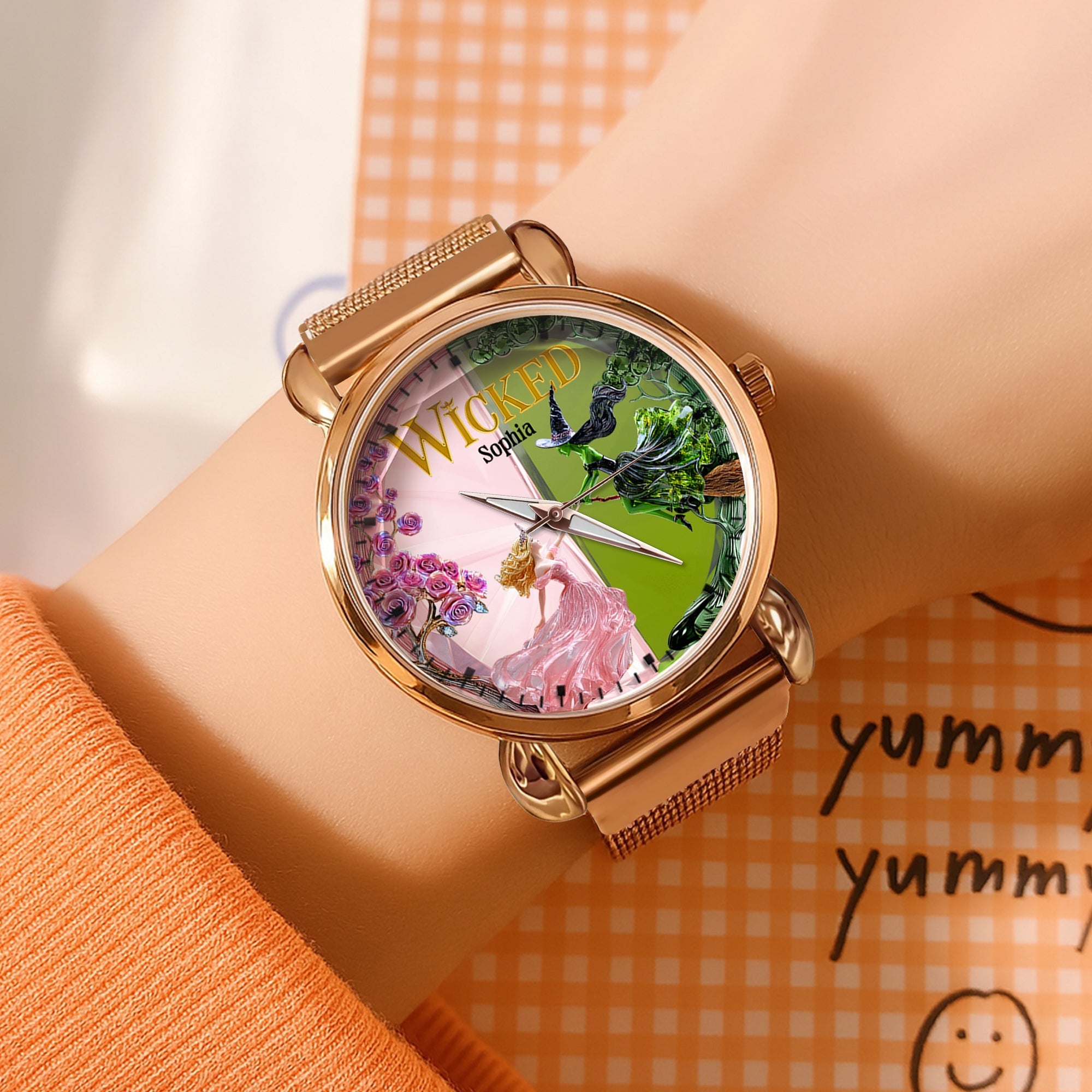 “Time to Shine!” - Personalized Quartz Watch for Musical Fans - Perfect Gift for Friends, Family & Yourself Quartz Watch PopCulturePrints