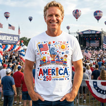 Load image into Gallery viewer, Celebrate America's 250th Anniversary - Personalized Patriot Shirt Shirts PopCulturePrints
